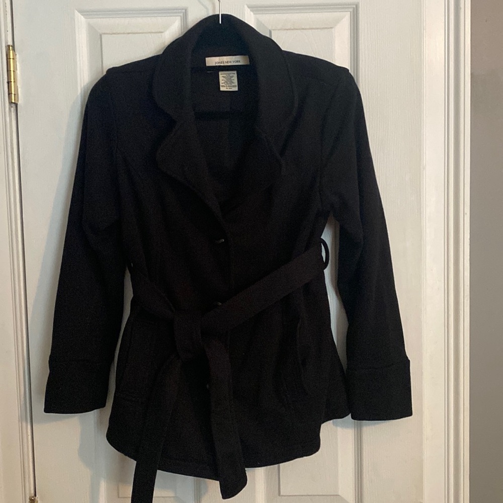 Jones New York Belted Button-Front Jacket